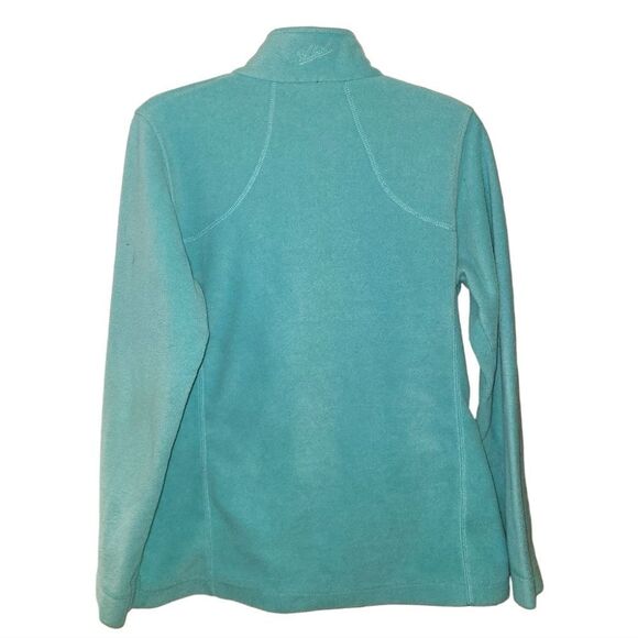 Woolrich Aqua Blue Fleece Zip Front Jacket - Picture 2 of 13